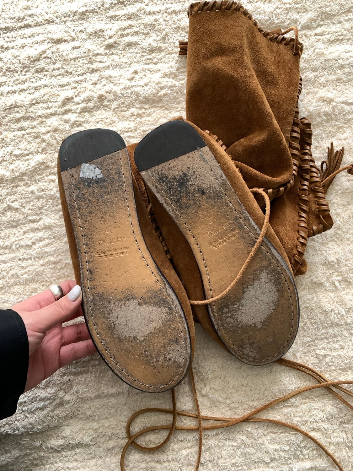 이자벨 마랑 윙키 스웨이드 앵클 부츠 상품이미지3