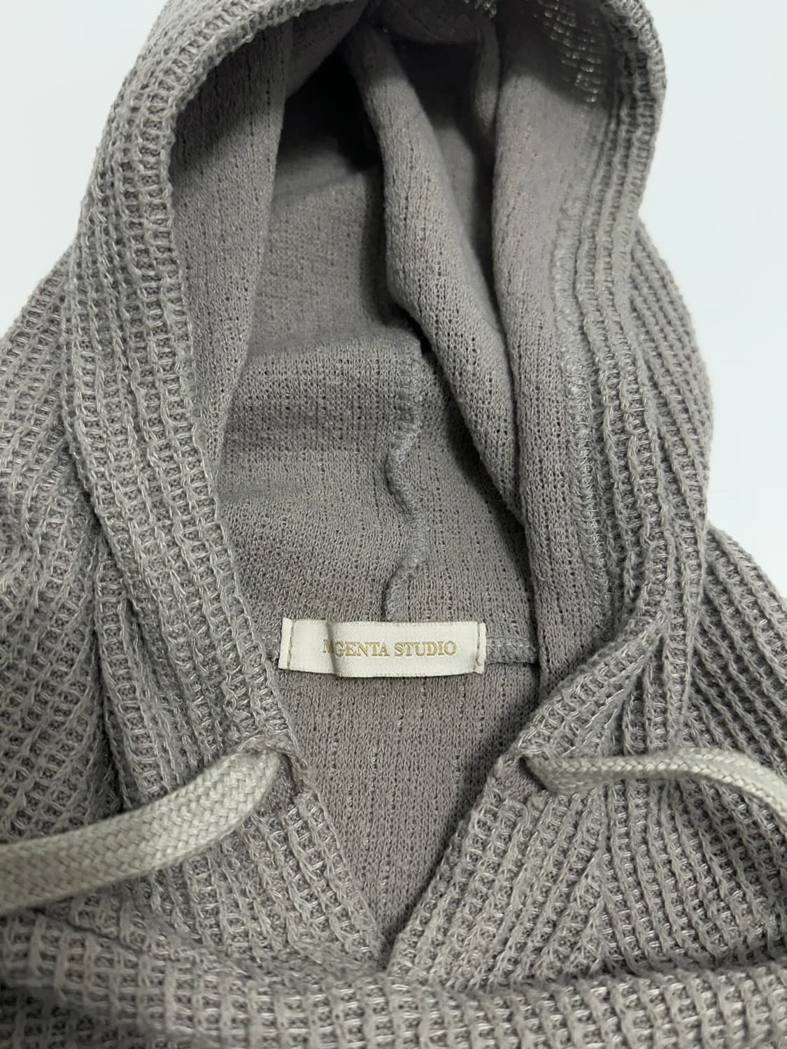 마젠타스튜디오 오버핏 와플 후드티 상품이미지6