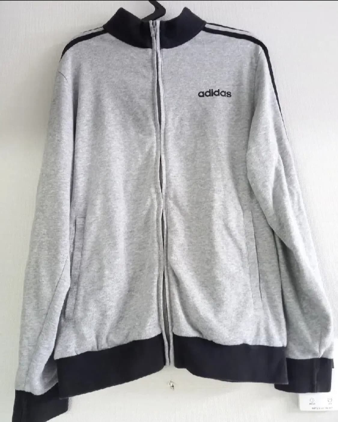 아디다스 희귀 그레이 블랙 트랙탑 저지 져지집업 110/XXL 상품이미지1