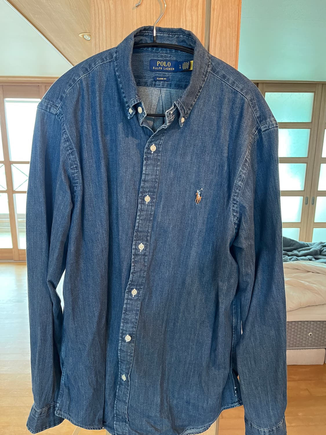 폴로 랄프로렌/클래식핏 데님셔츠/L사이즈 상품이미지1