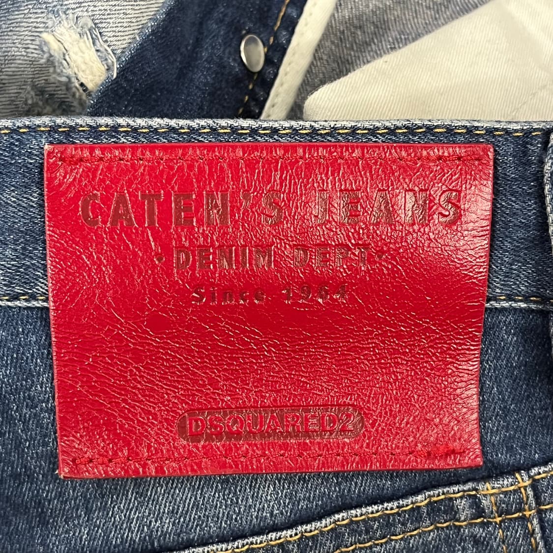 [정품/46] 디스퀘어드2 데님 청바지 데미지진 b18 상품이미지5