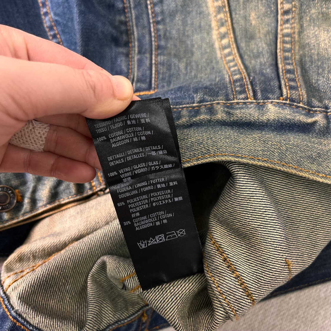 100 발렌시아가 2018 데님 자수 청자켓 상품이미지9