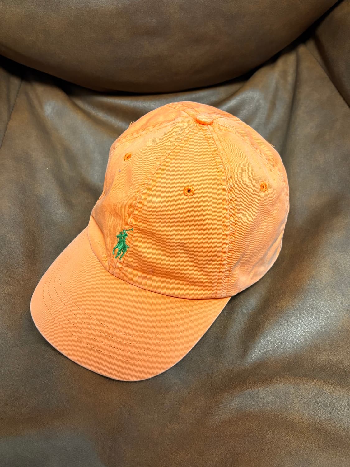 90s 폴로 랄프로렌 레더 스트랩 볼캡 상품이미지1