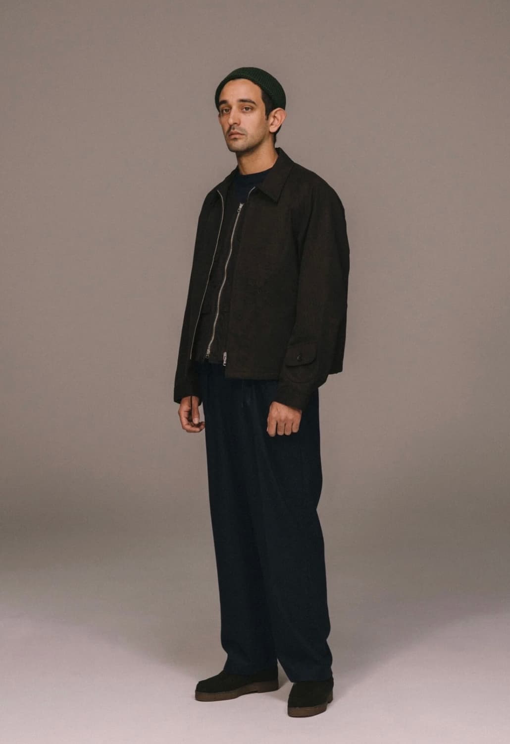 새상품 phigvel 다크네이비 울 트라우져 상품이미지9