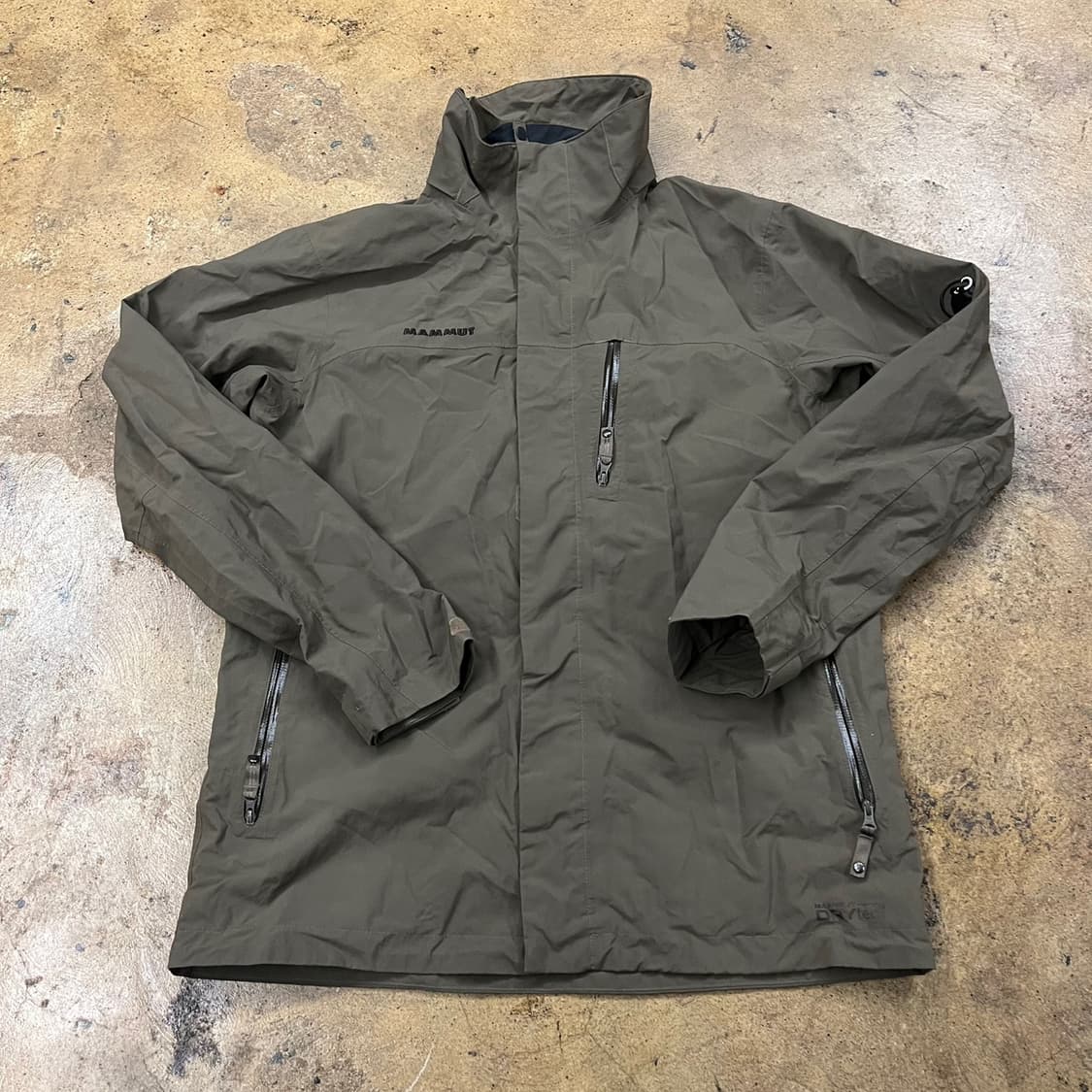 [정품/S] 마무트 바람막이 자켓 카키색 b16 상품이미지2