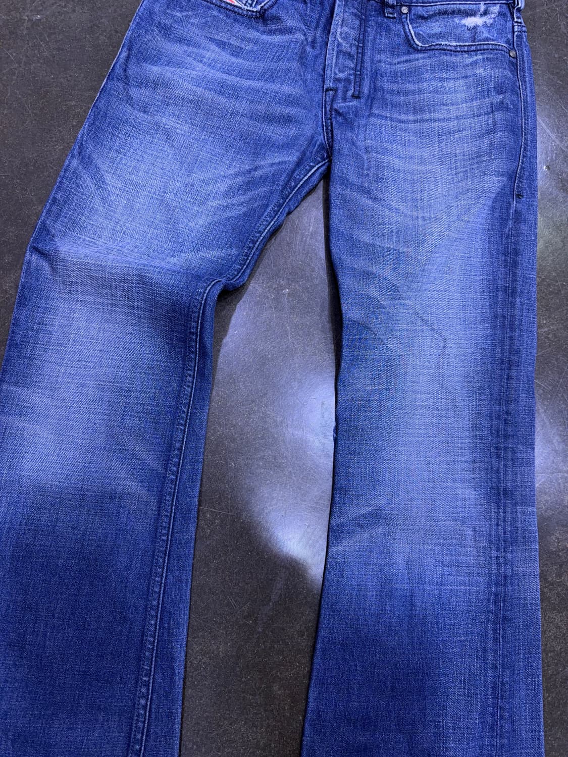 디젤 자탄 플레어핏 슬림 부츠컷 빈티지 워싱 데님팬츠 29 상품이미지5