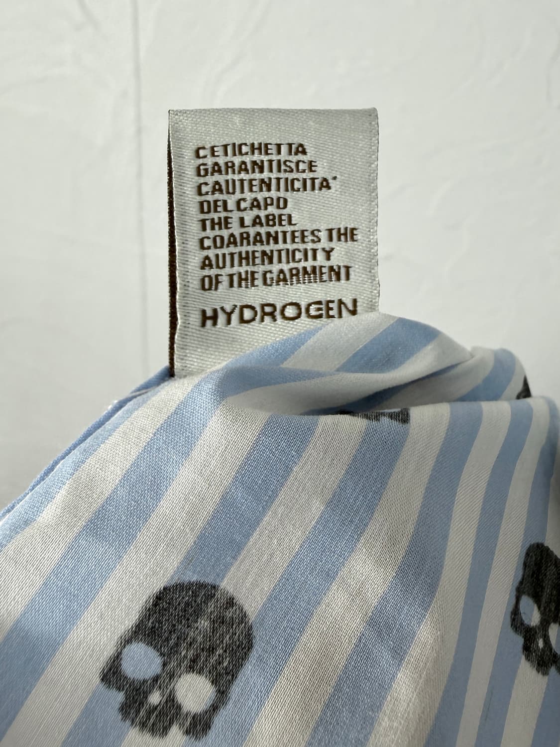 Hydrogen 스컬 스트라이프 셔츠 상품이미지4