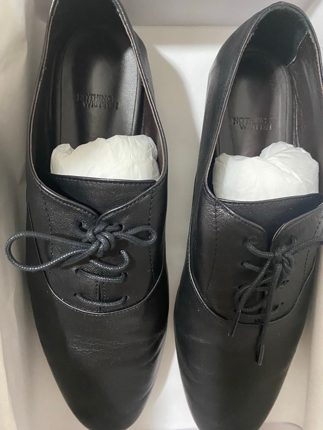 낫띵리튼 캄  더비슈즈 calm dreby shoes 38.5(255) 상품이미지4