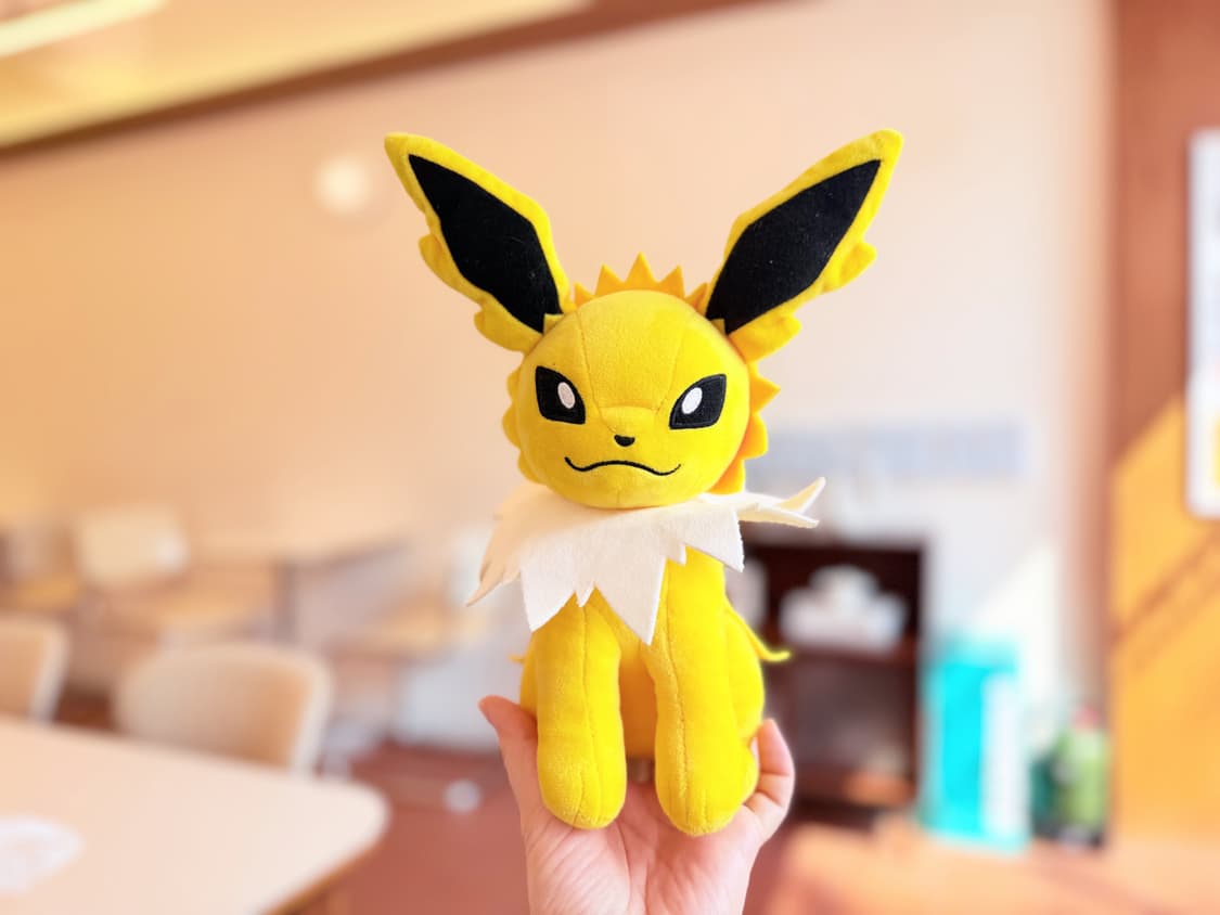 일본 반다이 포켓몬 쥬피썬더 봉제인형 25cm 상품이미지5