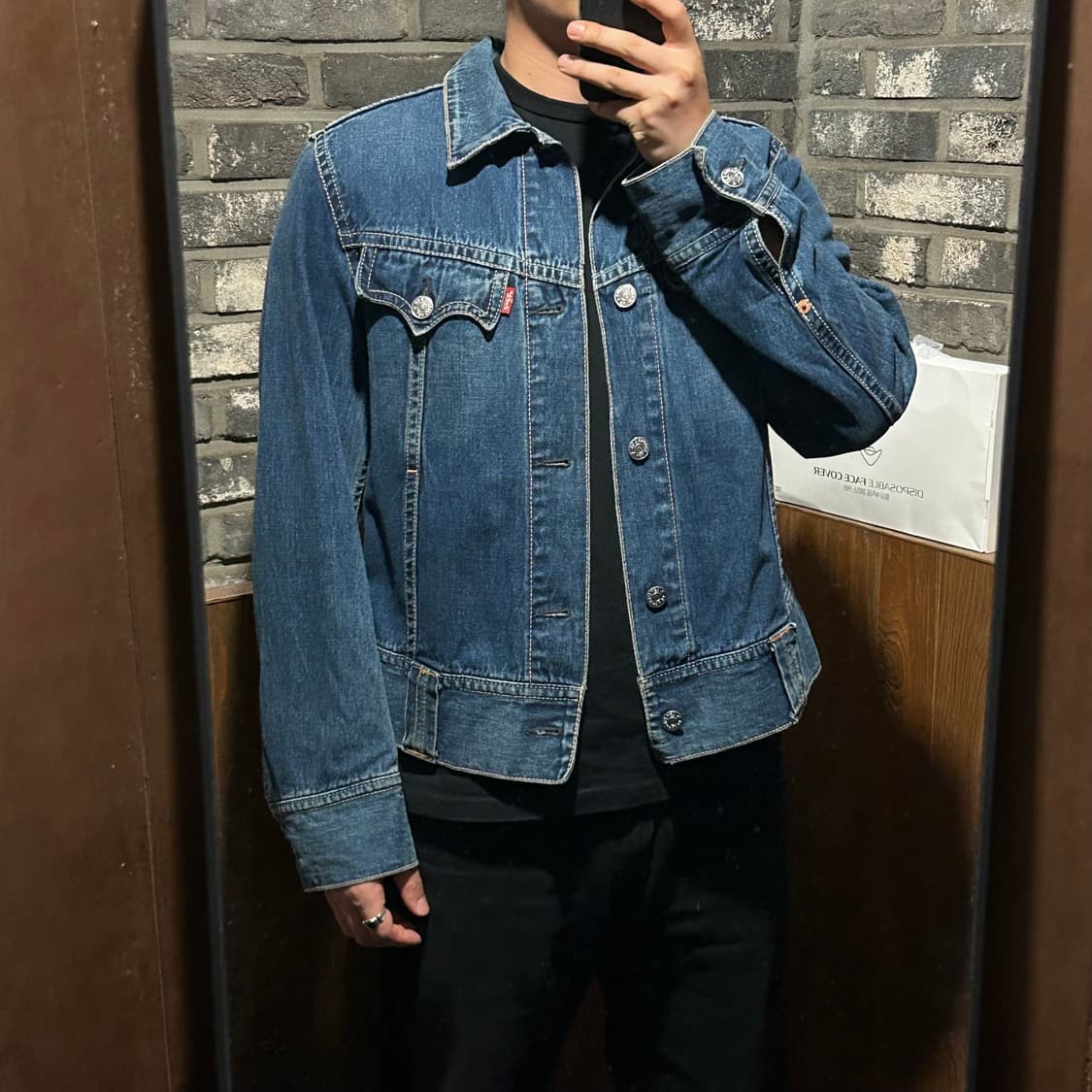 L) 리바이스 아이코닉 데님자켓 TYPE 1 데님 청자켓 상품이미지9
