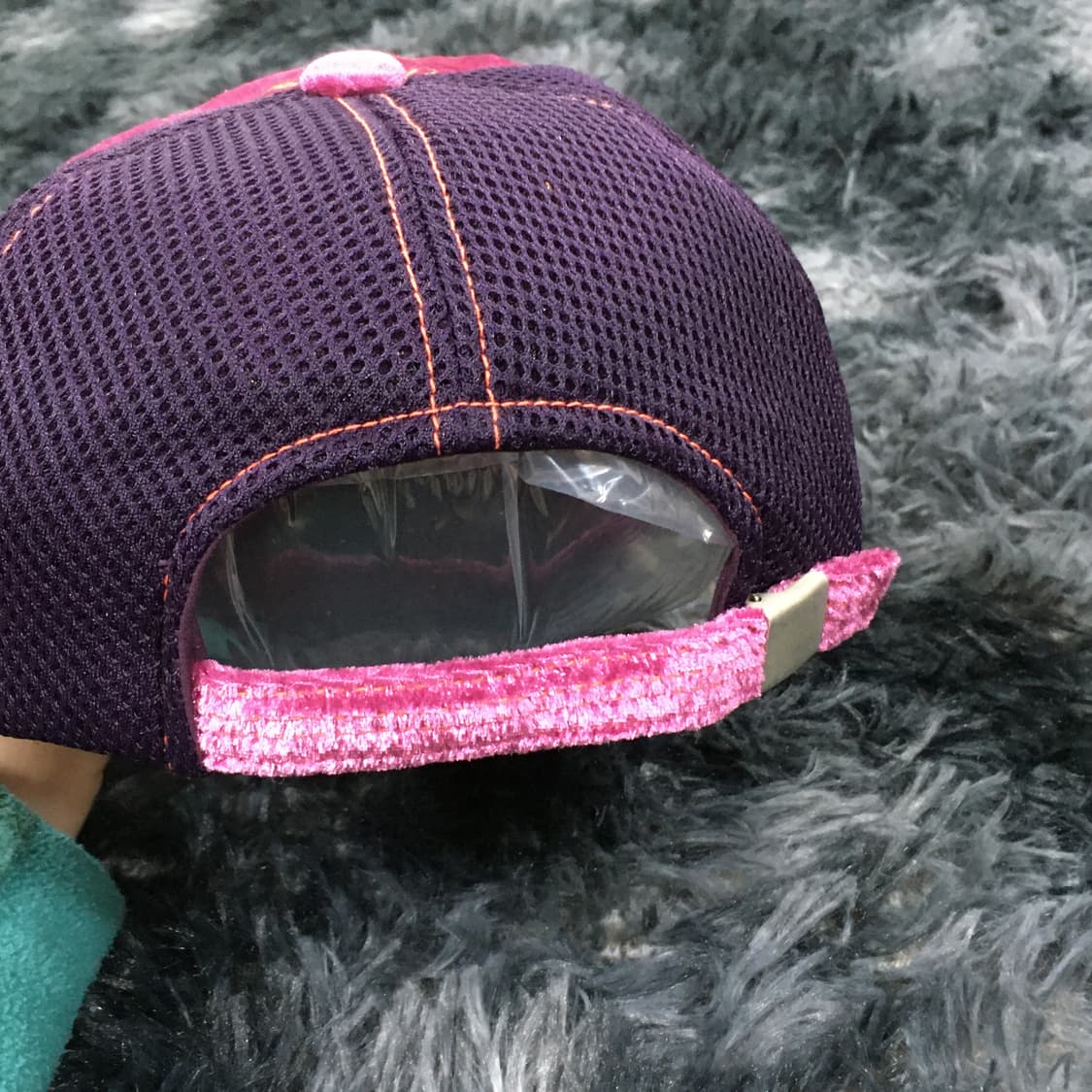 투티/0347 Y2K 핑크 펄 캡모자 2000년대 초 상품이미지5