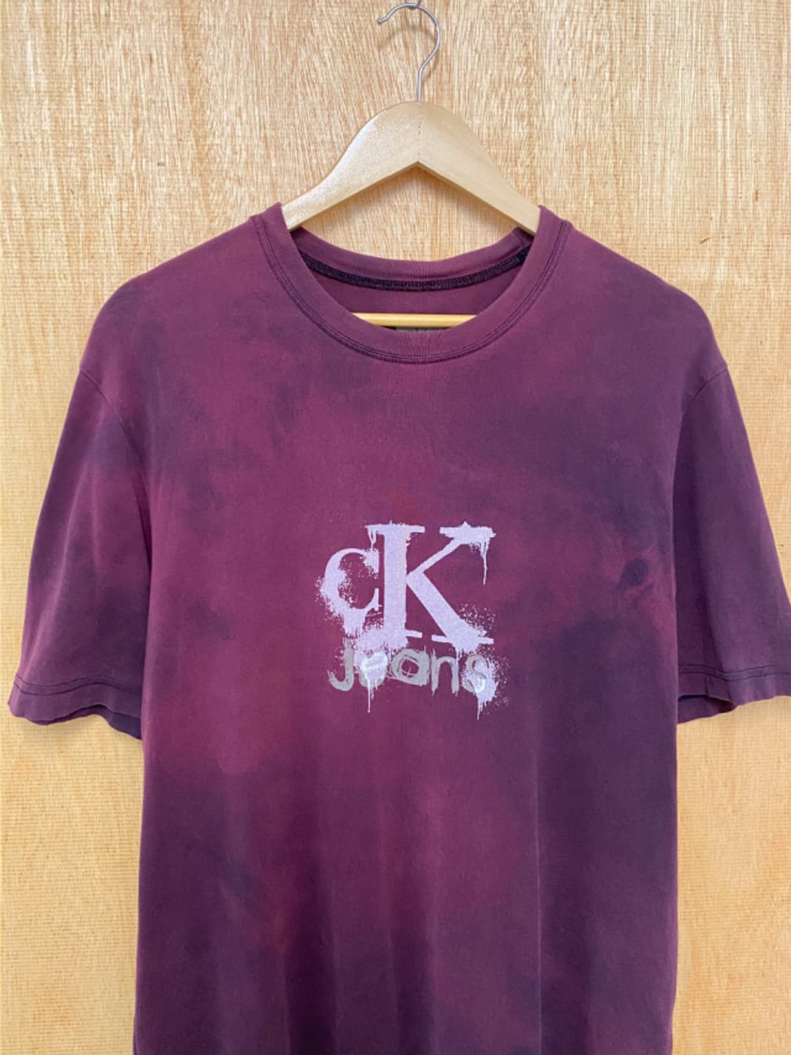 CALVIN KLEIN bleach washed t-shirts  상품이미지5