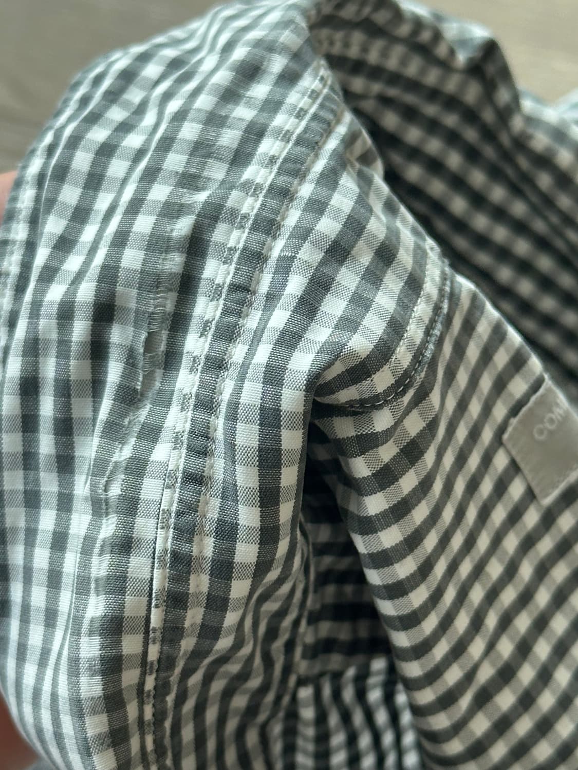 (OS) 꼼데가르송 옴므 다나카기 깅엄 체크 셔츠 상품이미지4