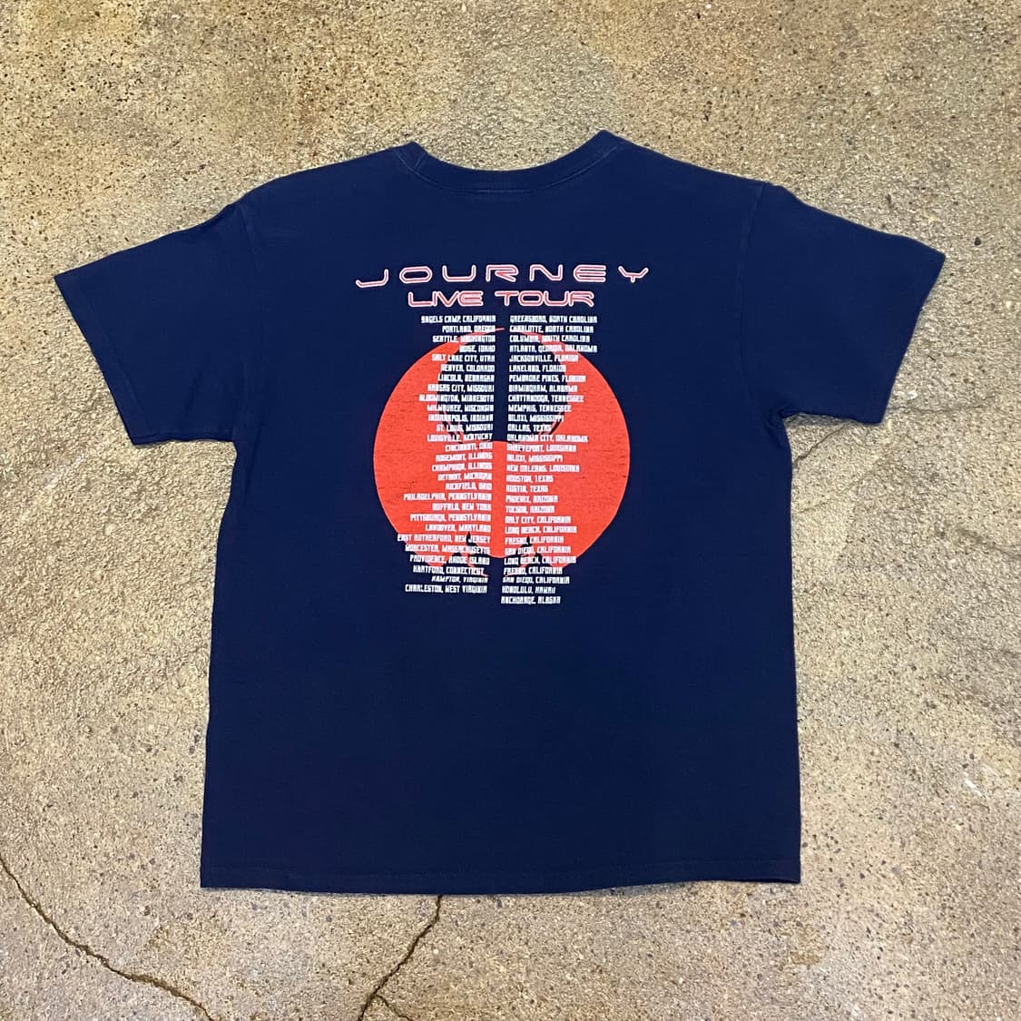 미국 빈티지 져니 JOURNEY 투어티 락티셔츠 반팔티 상품이미지5