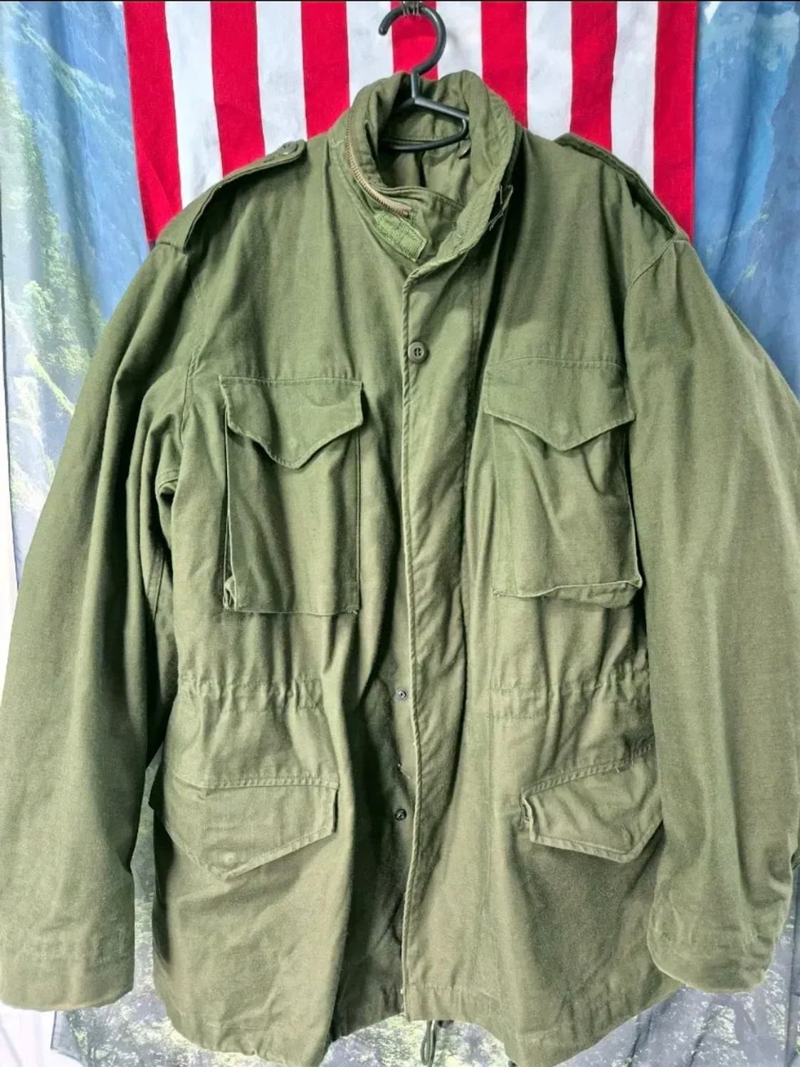 미군 M65 og 필드자켓 미디움 롱(실측 L-xL) 상품이미지1