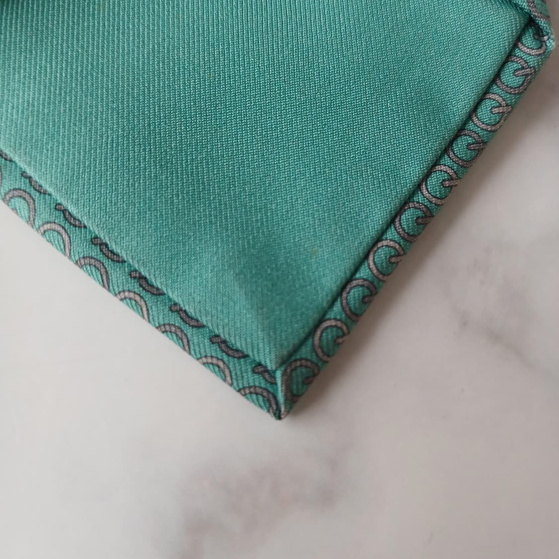 에르메스 실크 민트  넥타이 9.5cm B등급 A19737 상품이미지7