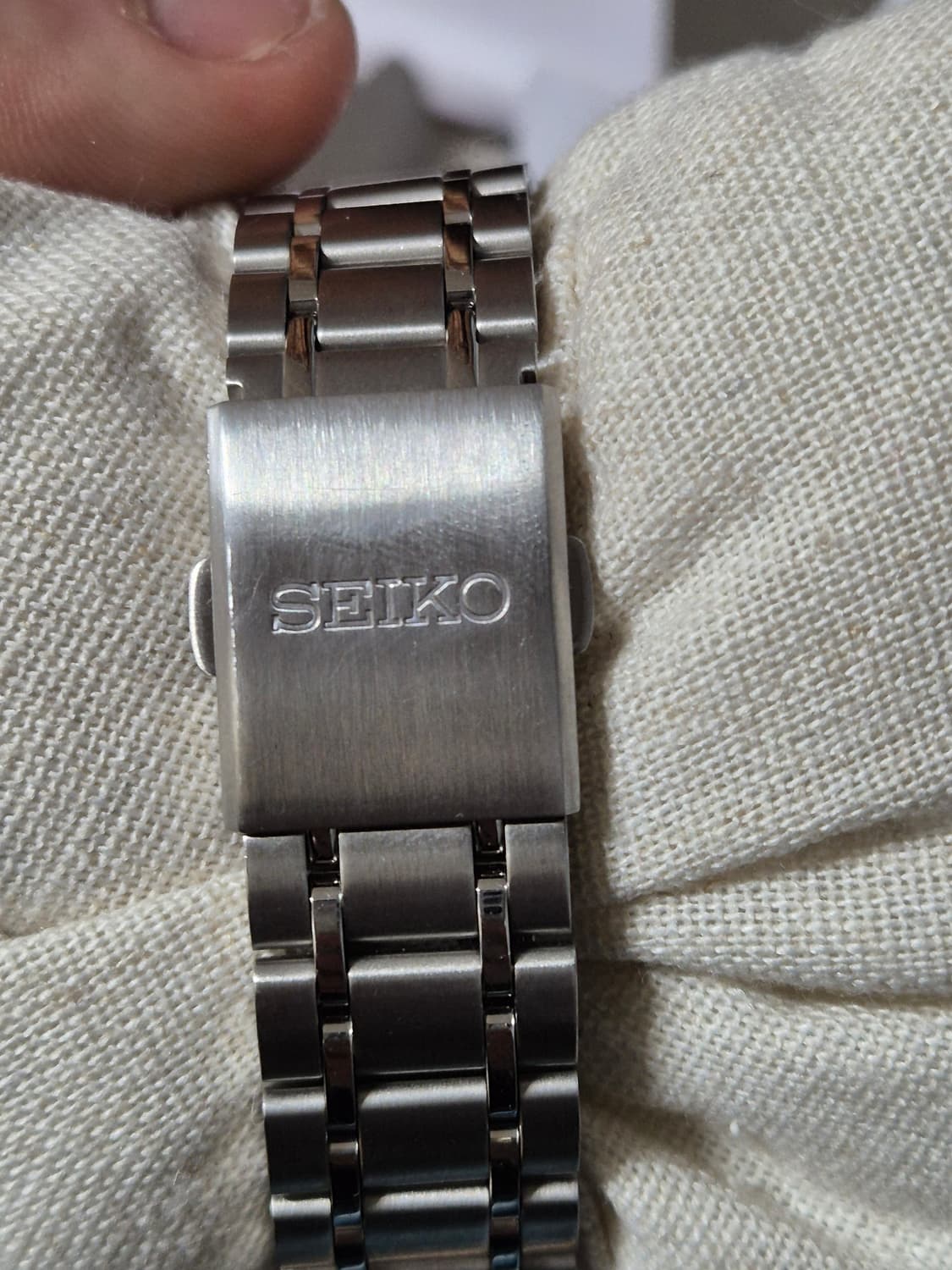 세이코 SSB477 청판 38mm 세이코 크로노크래프 빈티지느낌 검정 상품이미지3