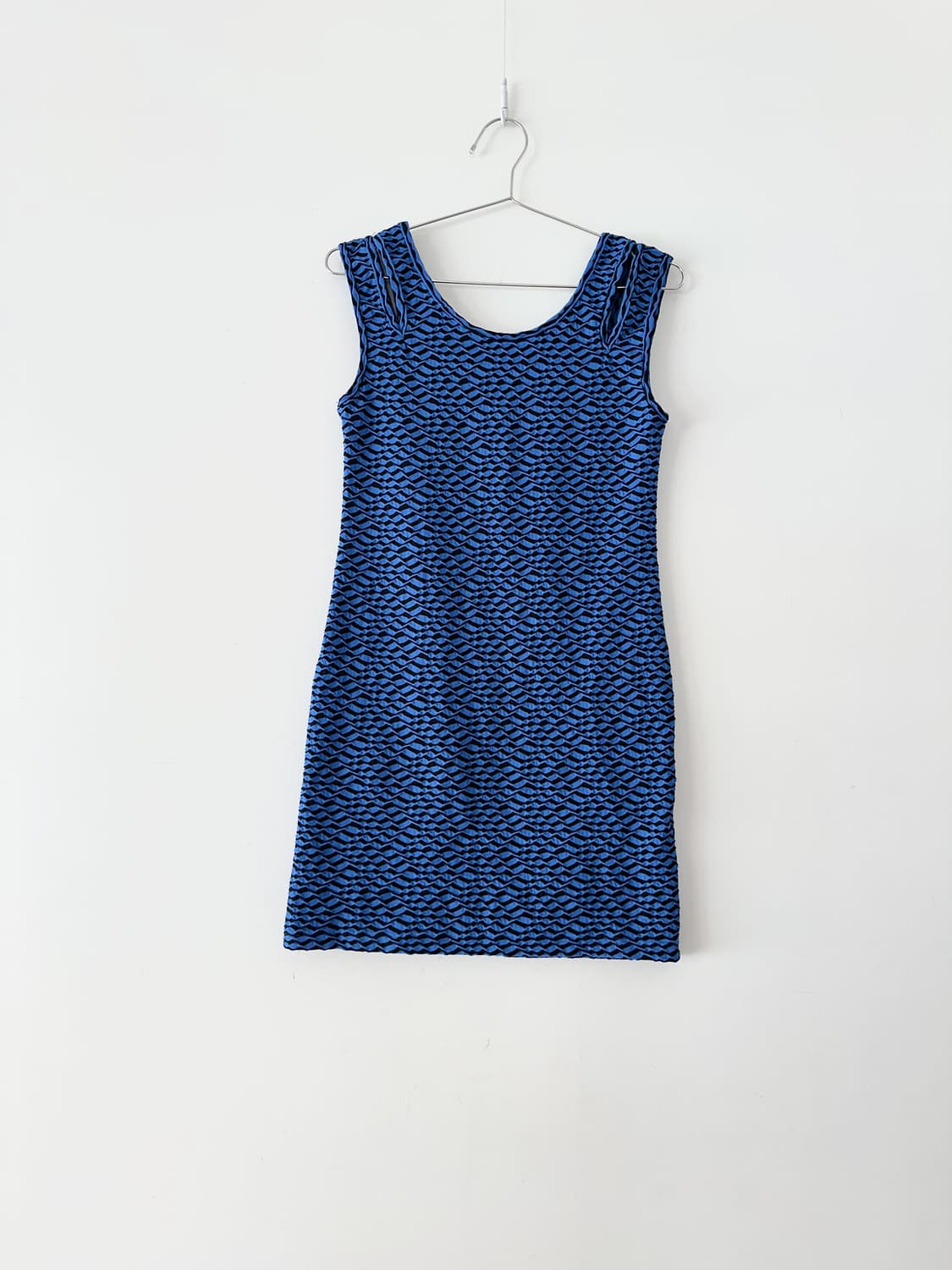Cold-shoulder top & ops / blue 상품이미지1