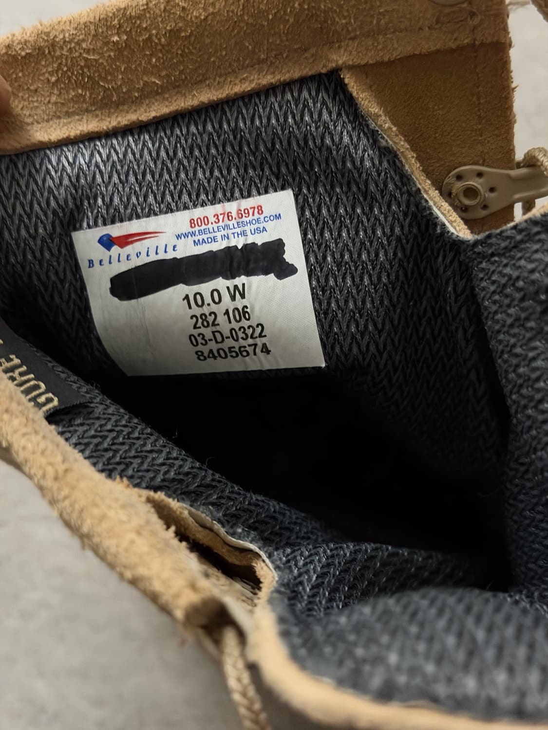 베르빌 컴뱃부츠 상품이미지5