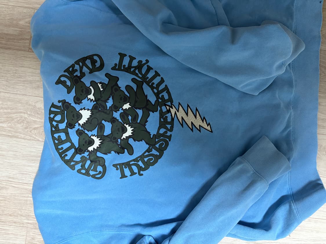 디스이즈네버댓 그레이트풀 데드 후드 XL 상품이미지4