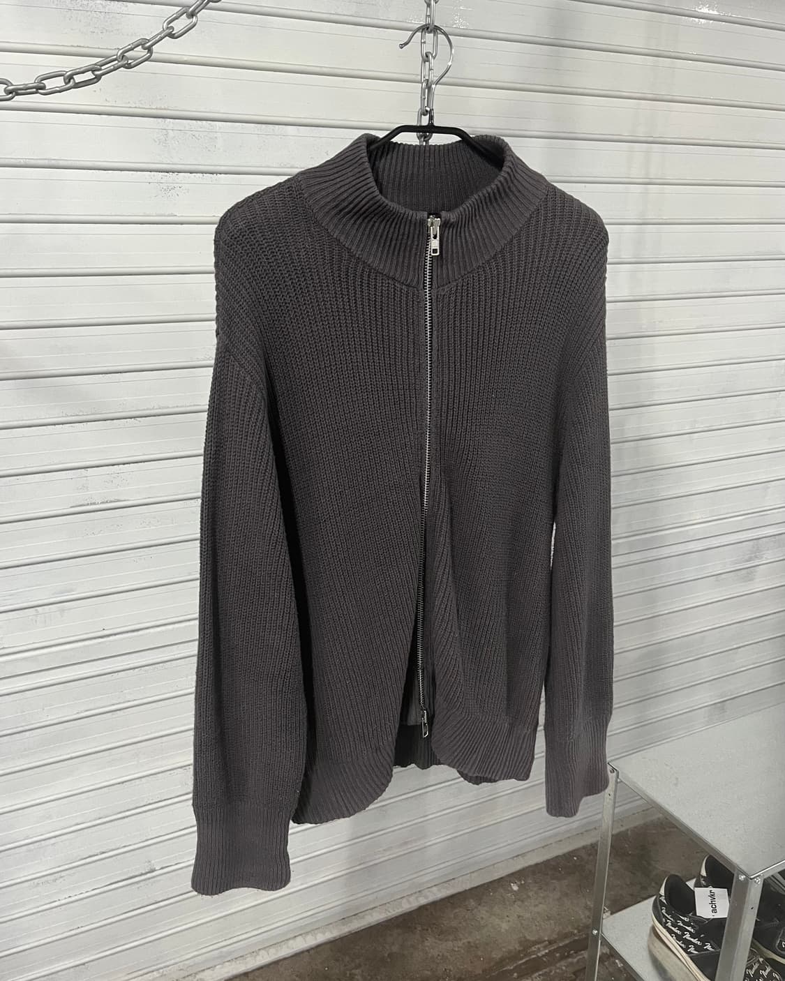 vtg knit zip up (2way zip) 상품이미지4
