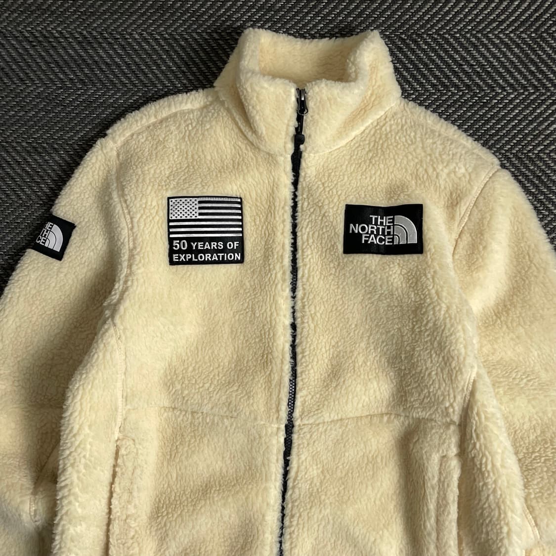 노스페이스 스노우 플리스 자켓 베이지y 3378 상품이미지5