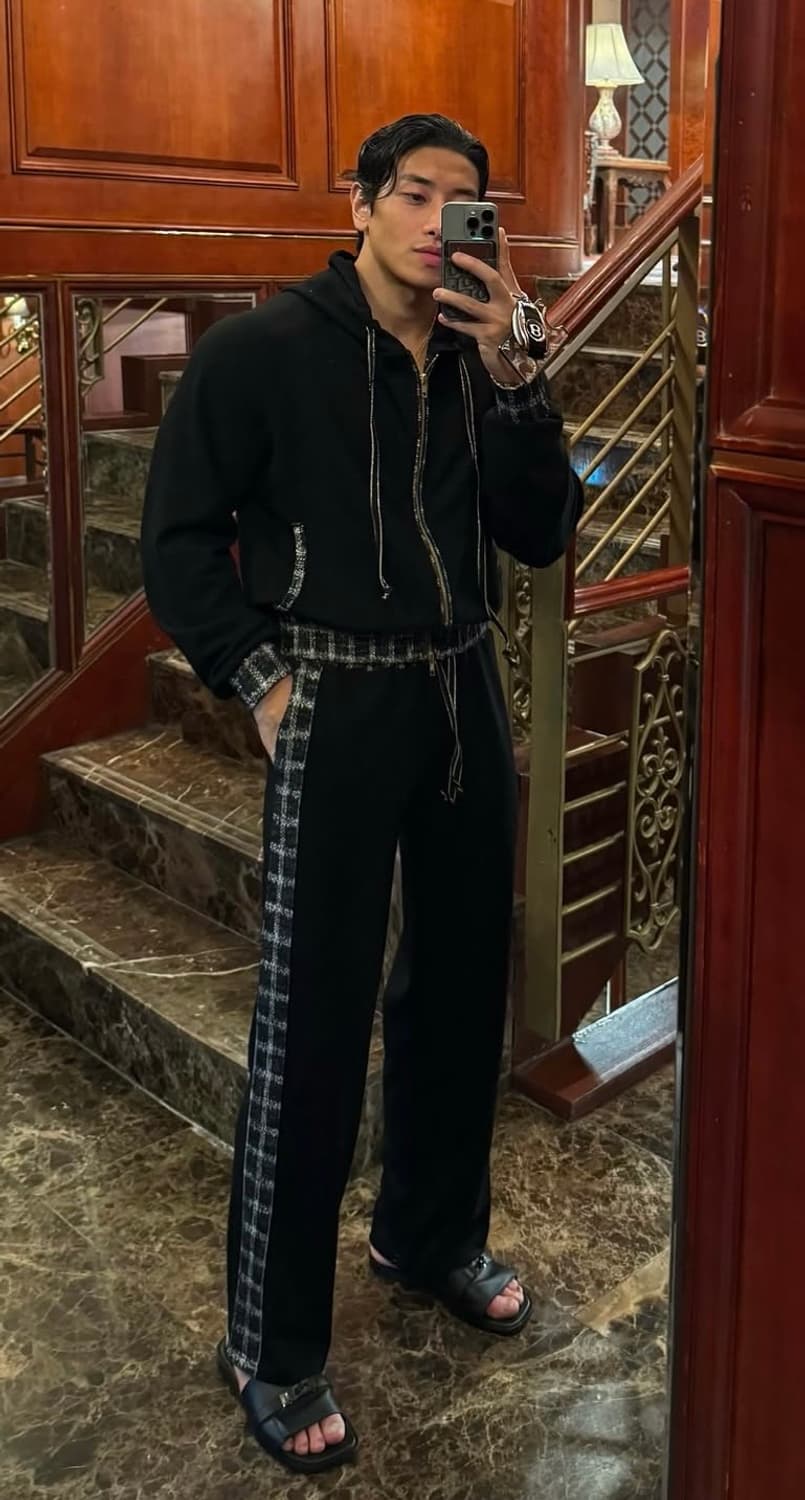 라피나토 트위드 트레이닝 셋업 50사이즈 상품이미지1