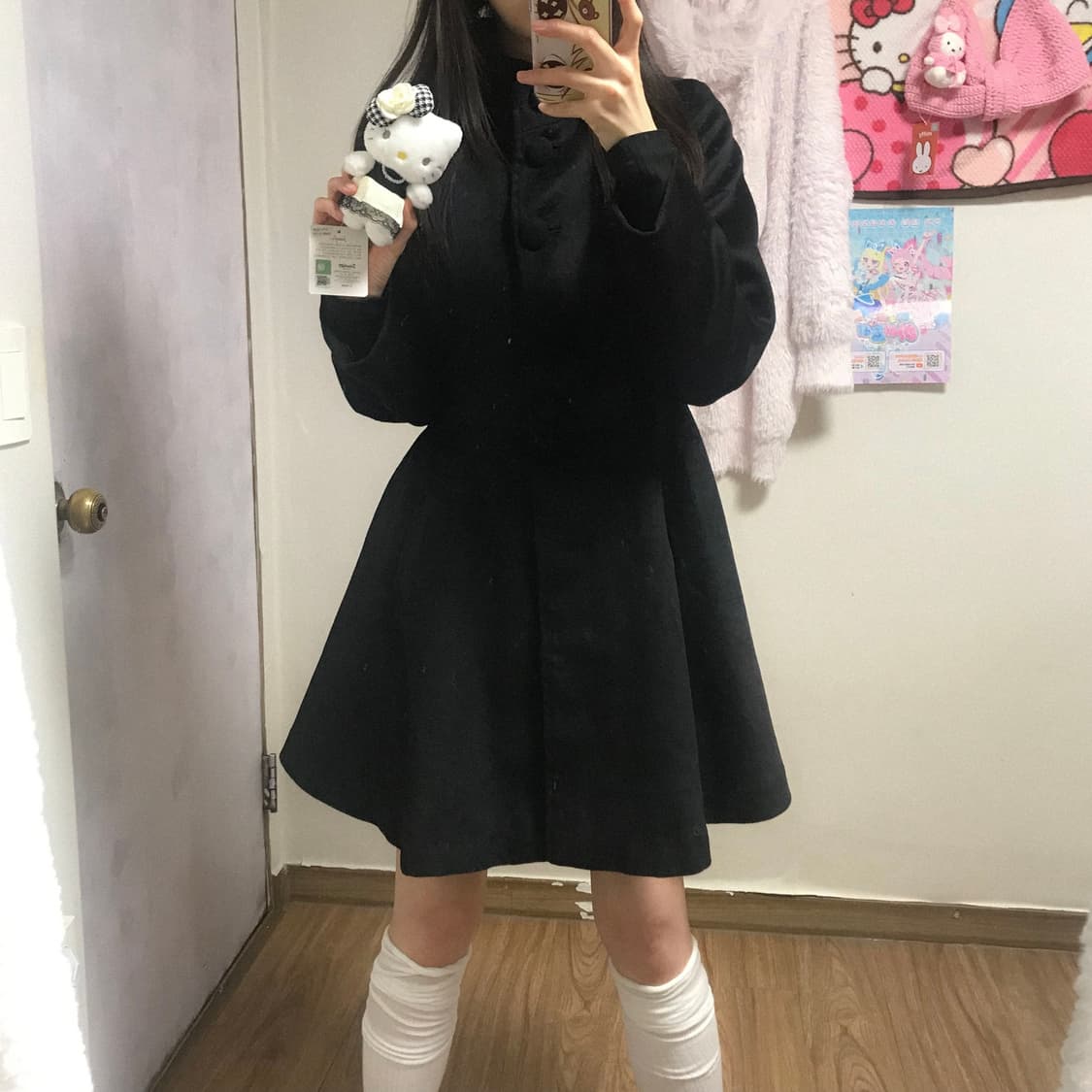 빈티지 블랙 코트 히메갸루 로걀 라떼 오네갸루 달천깔 공겜여주 페어리 상품이미지1