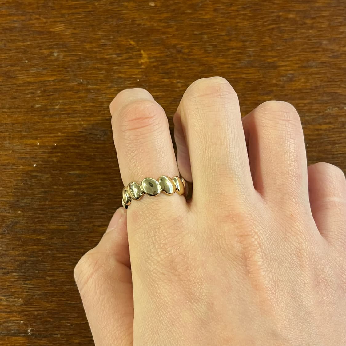 새상품 여성 신주 반반 원석 골드 반지 상품이미지6