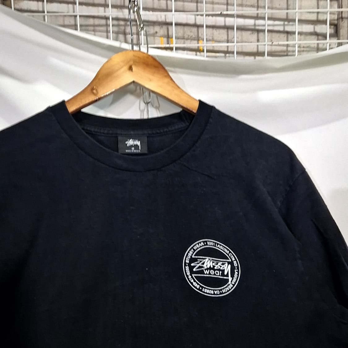 스투시 wear 로고 롱 슬리브 상품이미지3