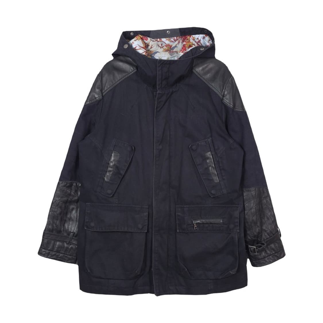 크리스찬 라크르와 00s 아카이브 양가죽 배색 패딩 자켓 95 상품이미지1