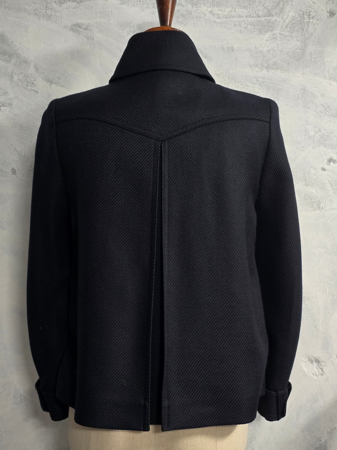 버버리 매장판 Burberry 네이비 숏 울 자켓 상품이미지5