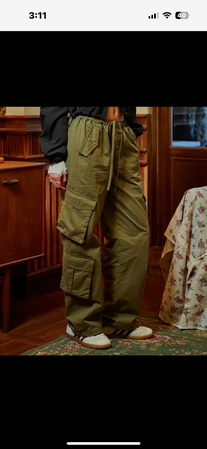 비터셀즈 몰리 카고팬츠 카키 상품이미지1