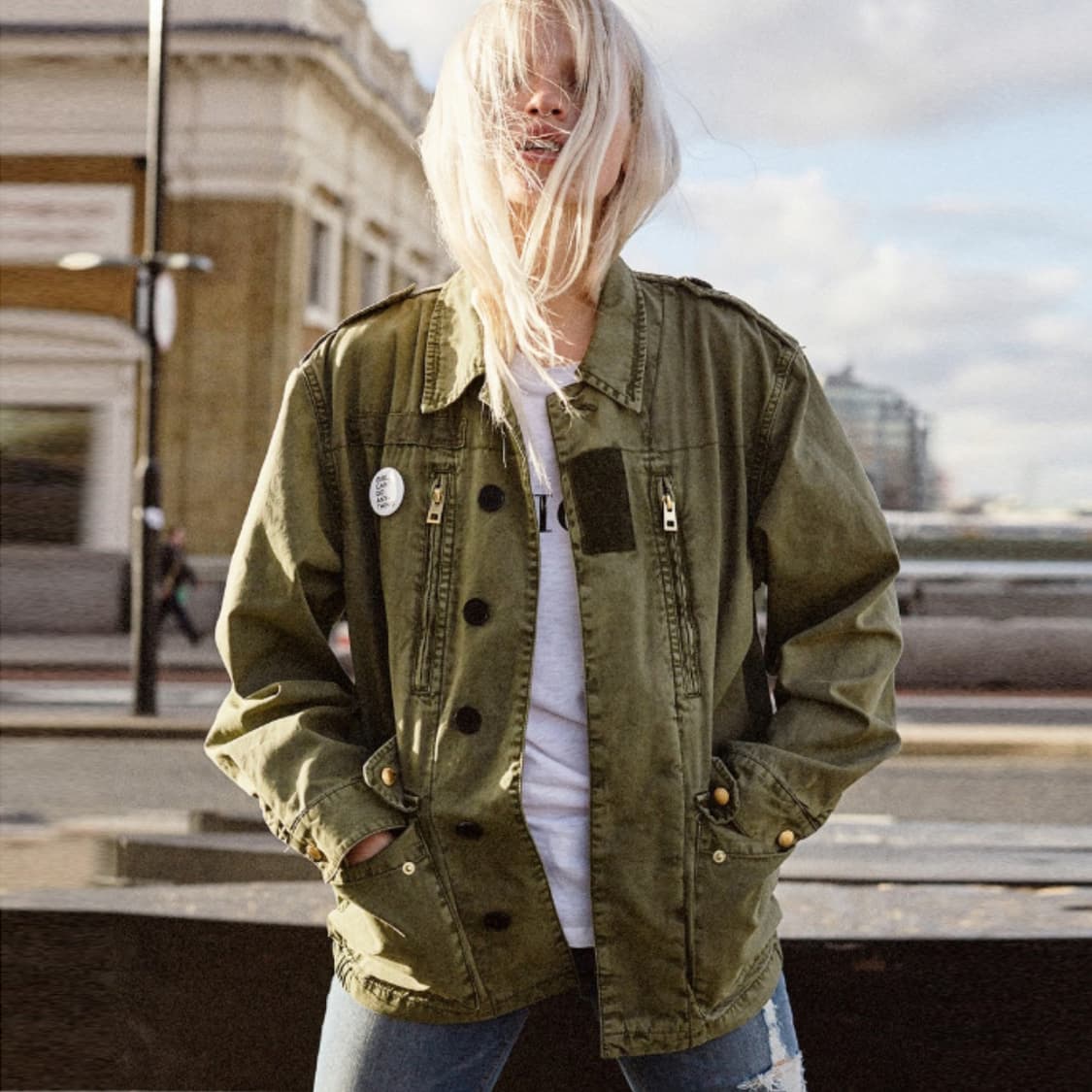 쟈딕앤볼테르(Zadig&Voltaire) KID MILI 이효리 야상점퍼 상품이미지1