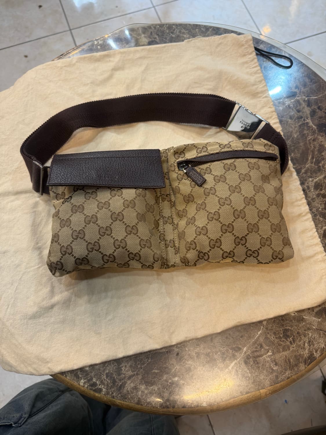 정품 구찌 자가드 벨트백 팝니다 상품이미지1