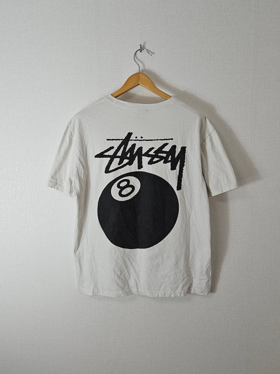 스투시 stussy 8볼 피그먼트 다이드 반팔티셔츠 정품 M 상품이미지1