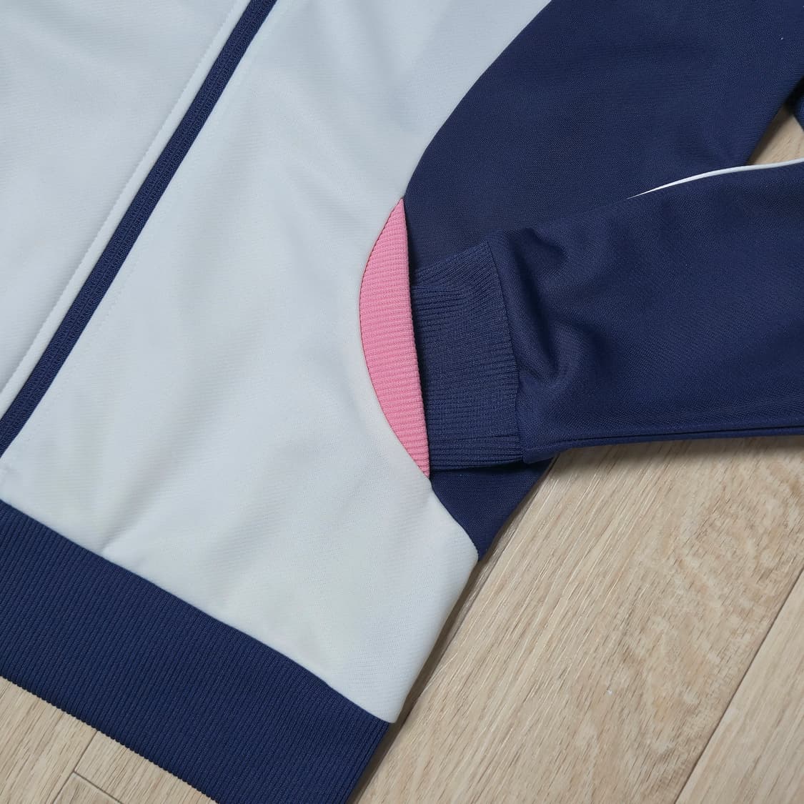 85)아디다스 여성 트랙탑 네이비 핑크 져지 상품이미지3