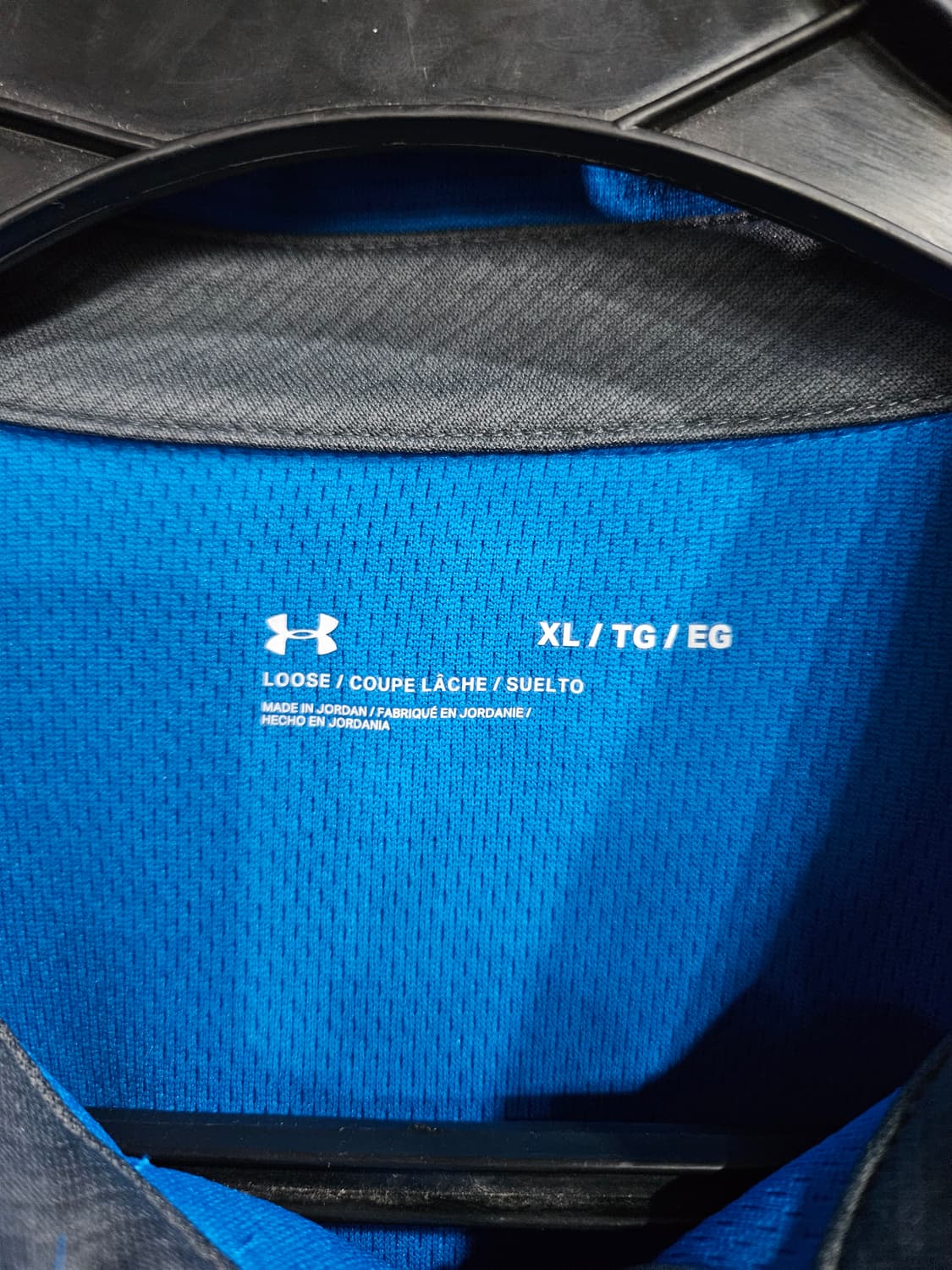 언더아머 블루 남성 110 카라반팔티 상품이미지3