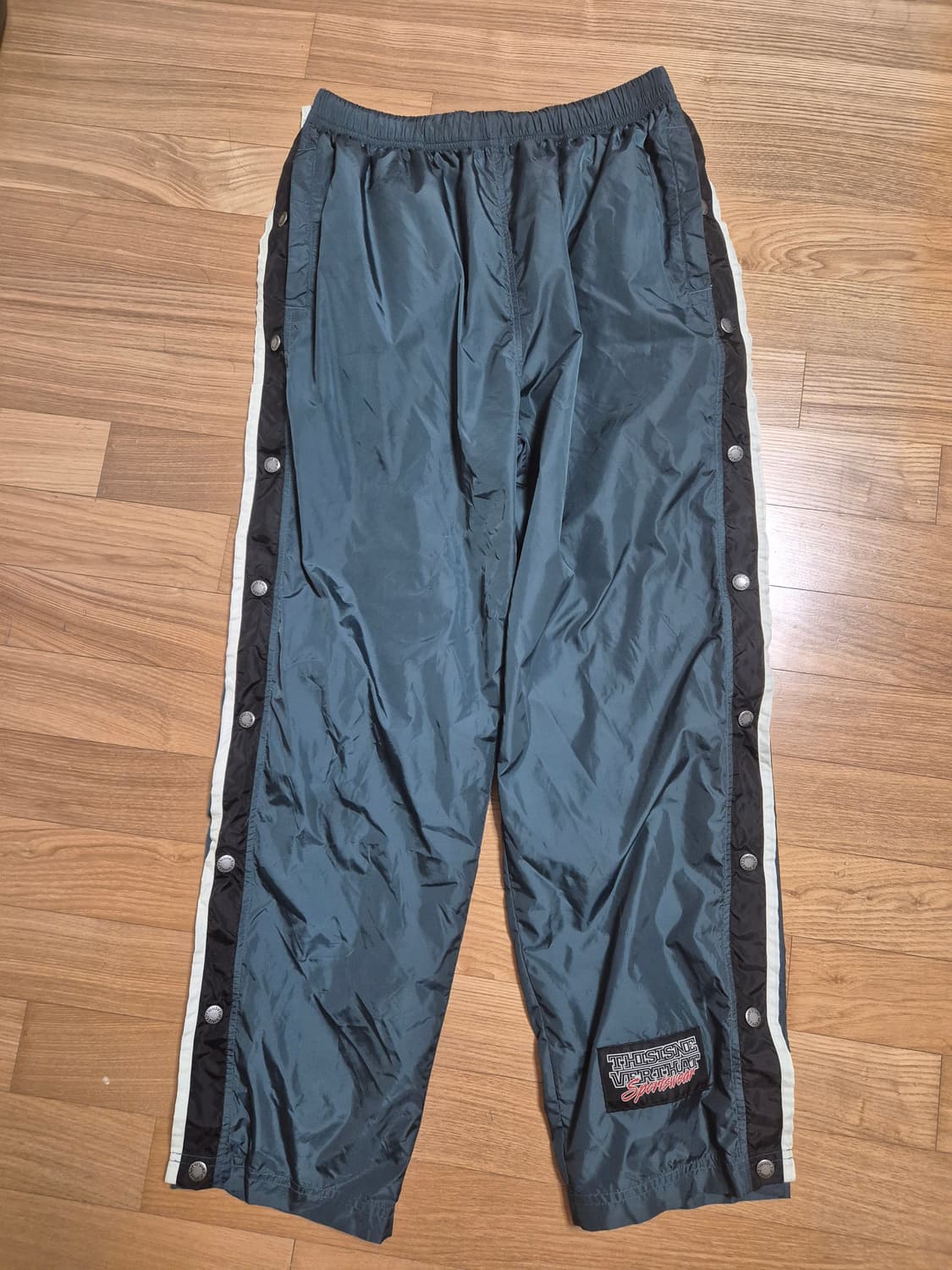 디스이즈네버댓 Basketball Track Pant Green m 상품이미지2