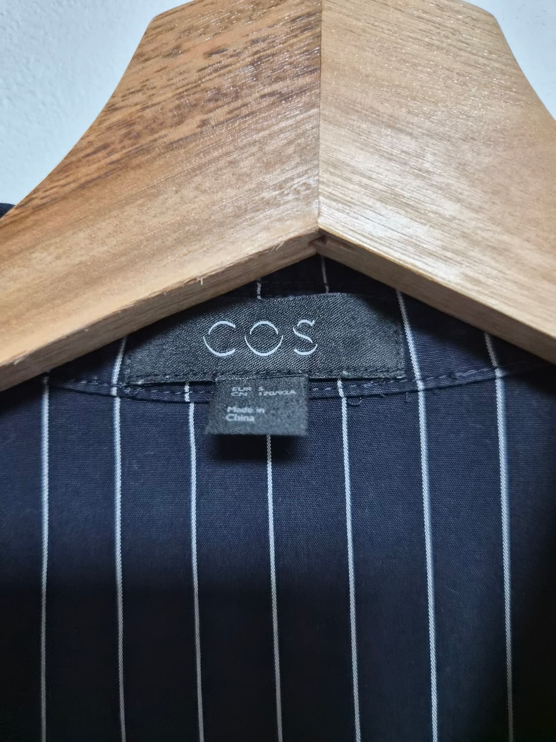 코스Cos 스트라이프 반팔 셔츠 S사이즈 - S282 상품이미지4