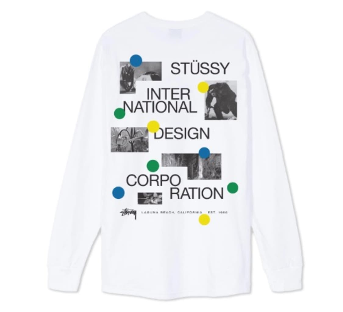 스투시 Dot Collage 롱슬리브 티 s 상품이미지1