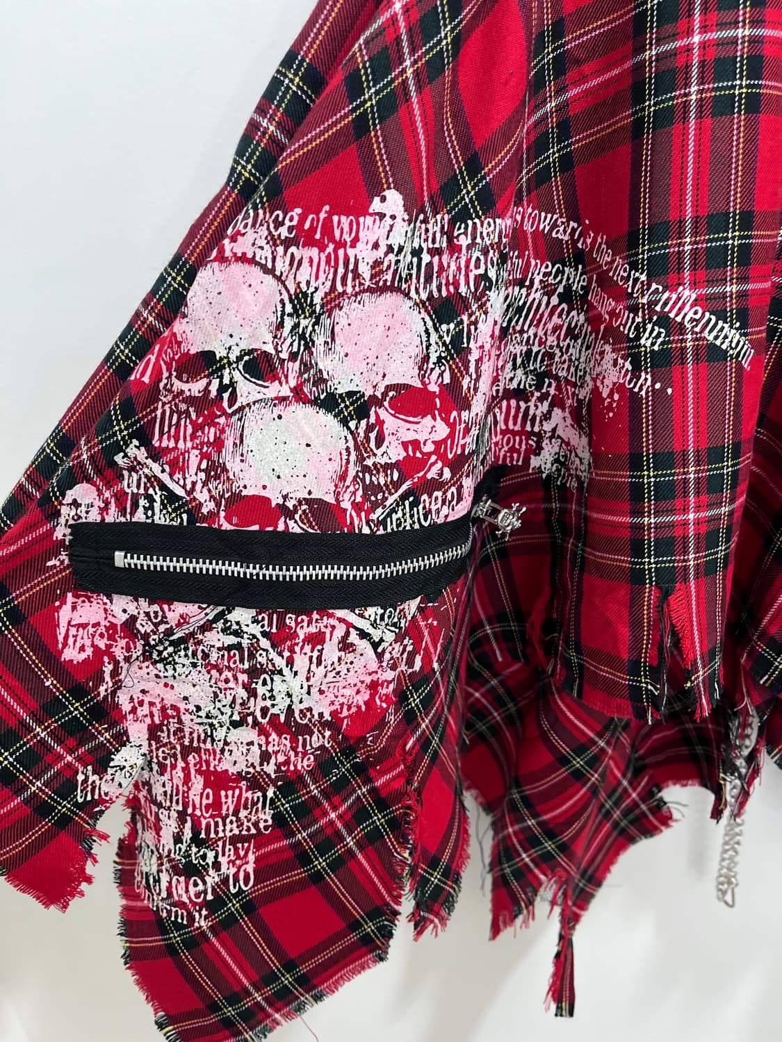 MAD PUNKS 매드 펑크 레드 스커트 치마 상품이미지4