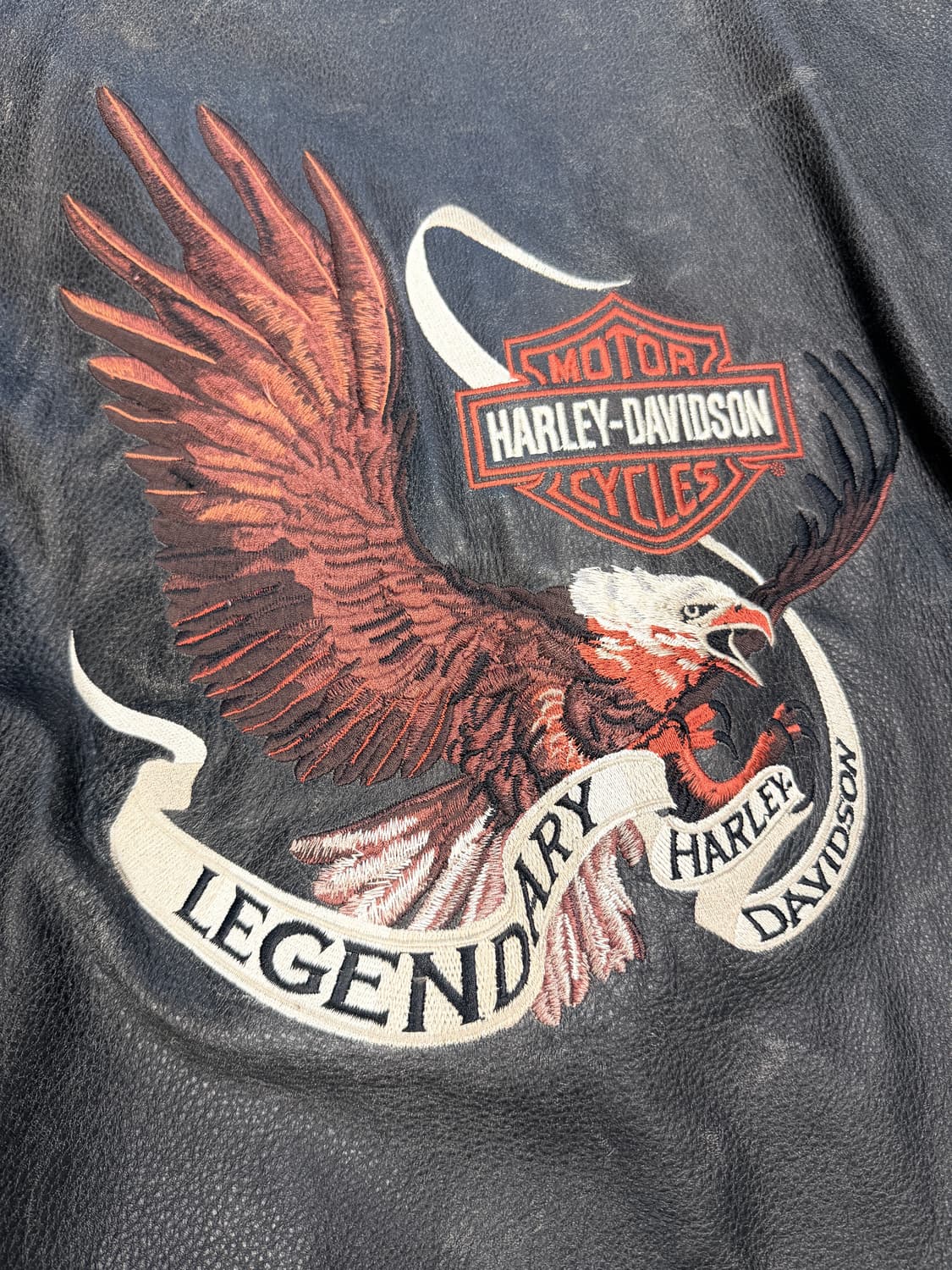 할리데이비슨 레더 빈티지워싱 라이더자켓 상품이미지10