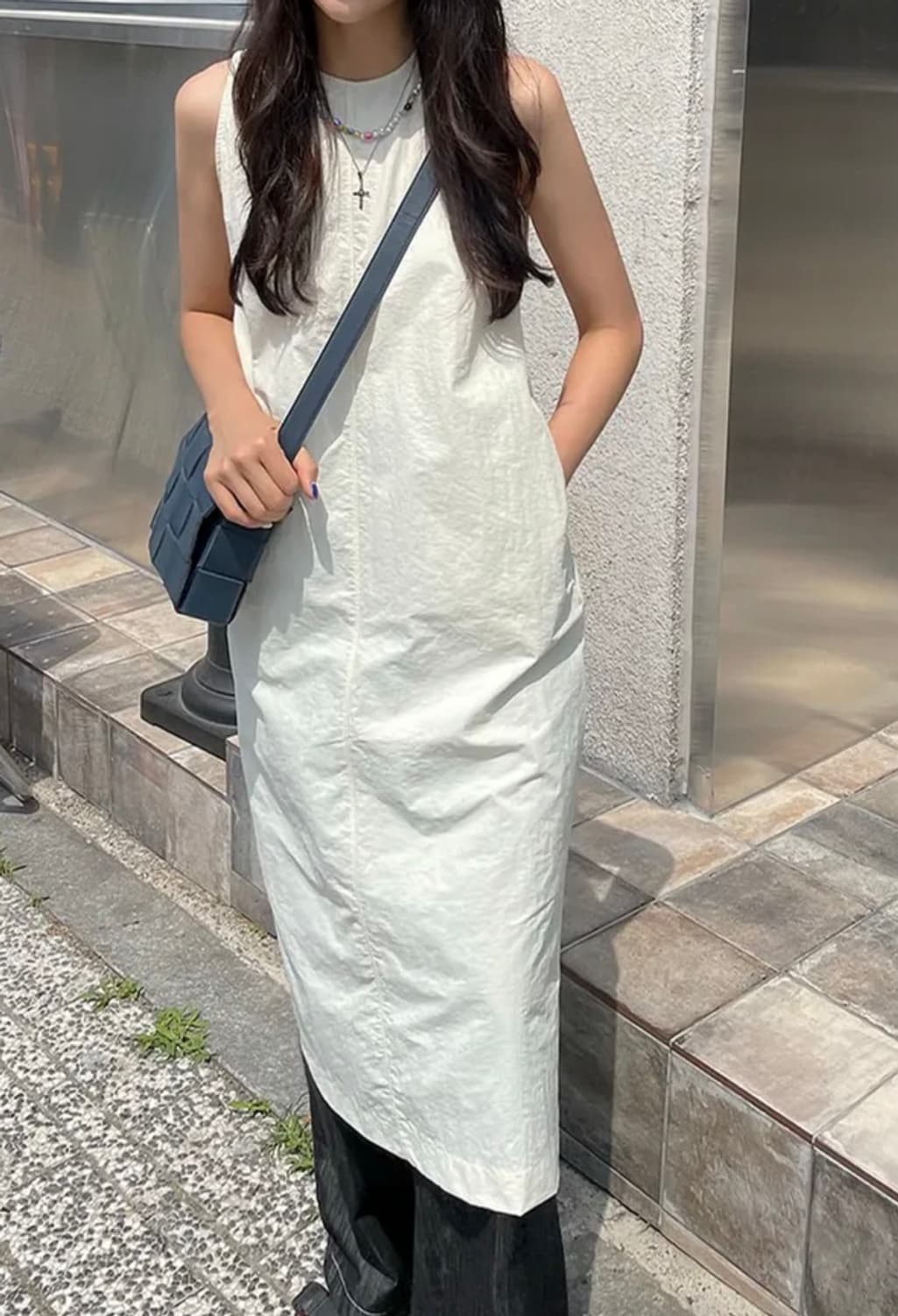 모어렌 바스락 나시 레이어드 원피스 여름 상품이미지2