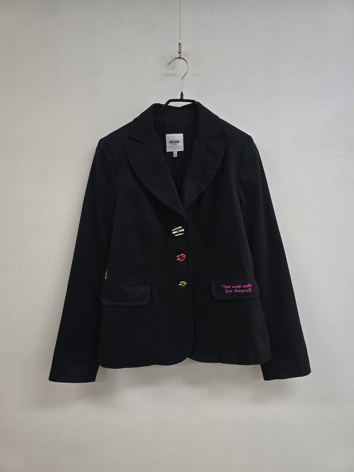 모스키노 진 매장판 레터링 자수 귀여운 자켓 상품이미지1