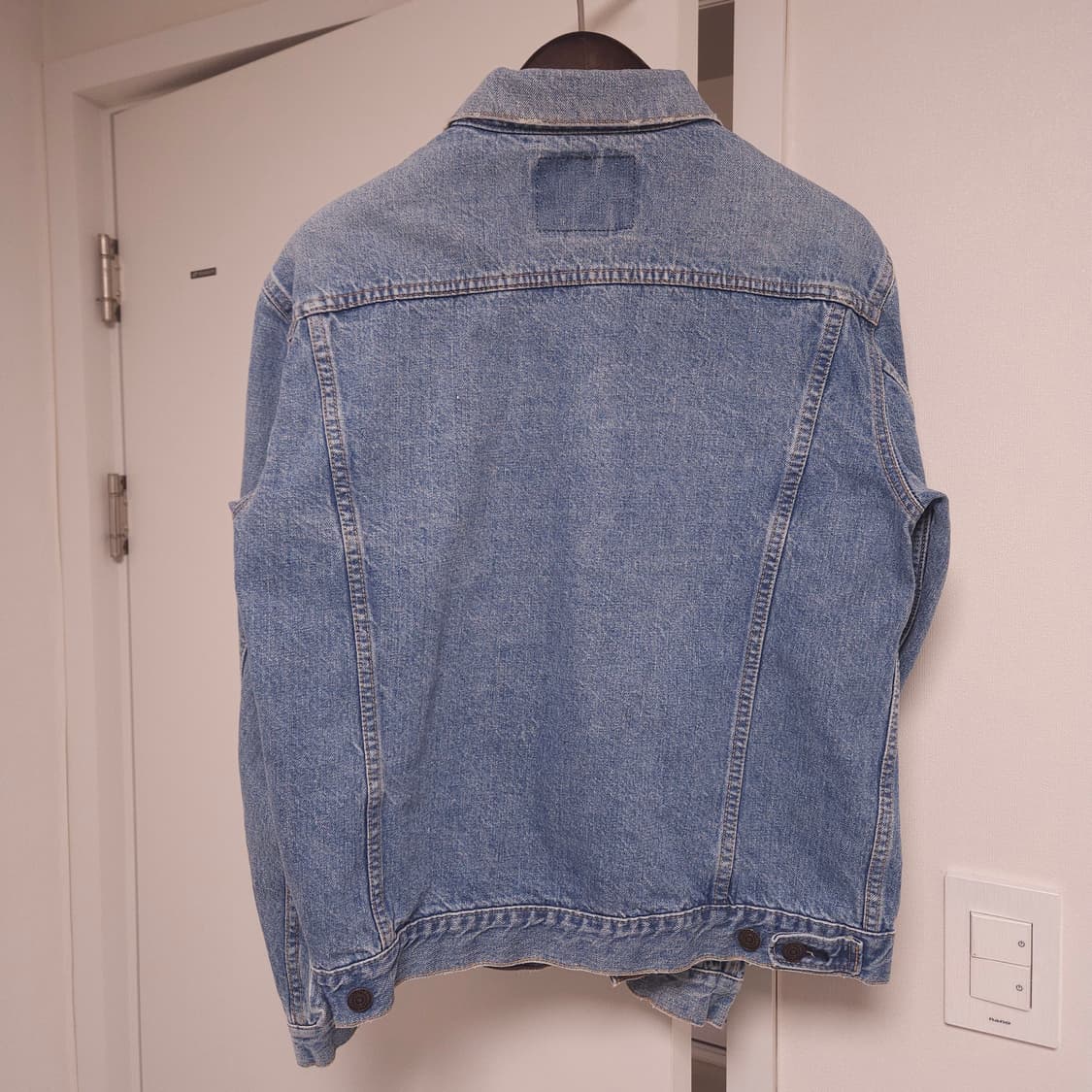 [4] orslow 오어슬로우 3세대 워싱 연청 트러커 지쟌 청자켓 상품이미지2