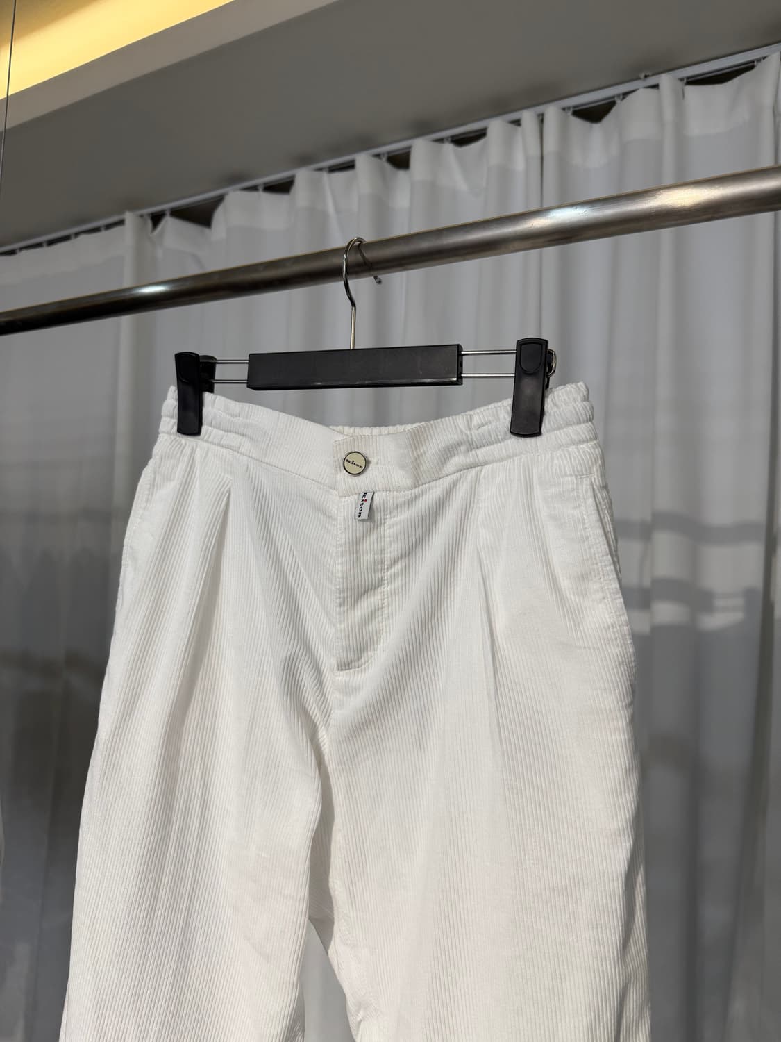 (33) 키톤 코듀로이 데님 팬츠 화이트 상품이미지2