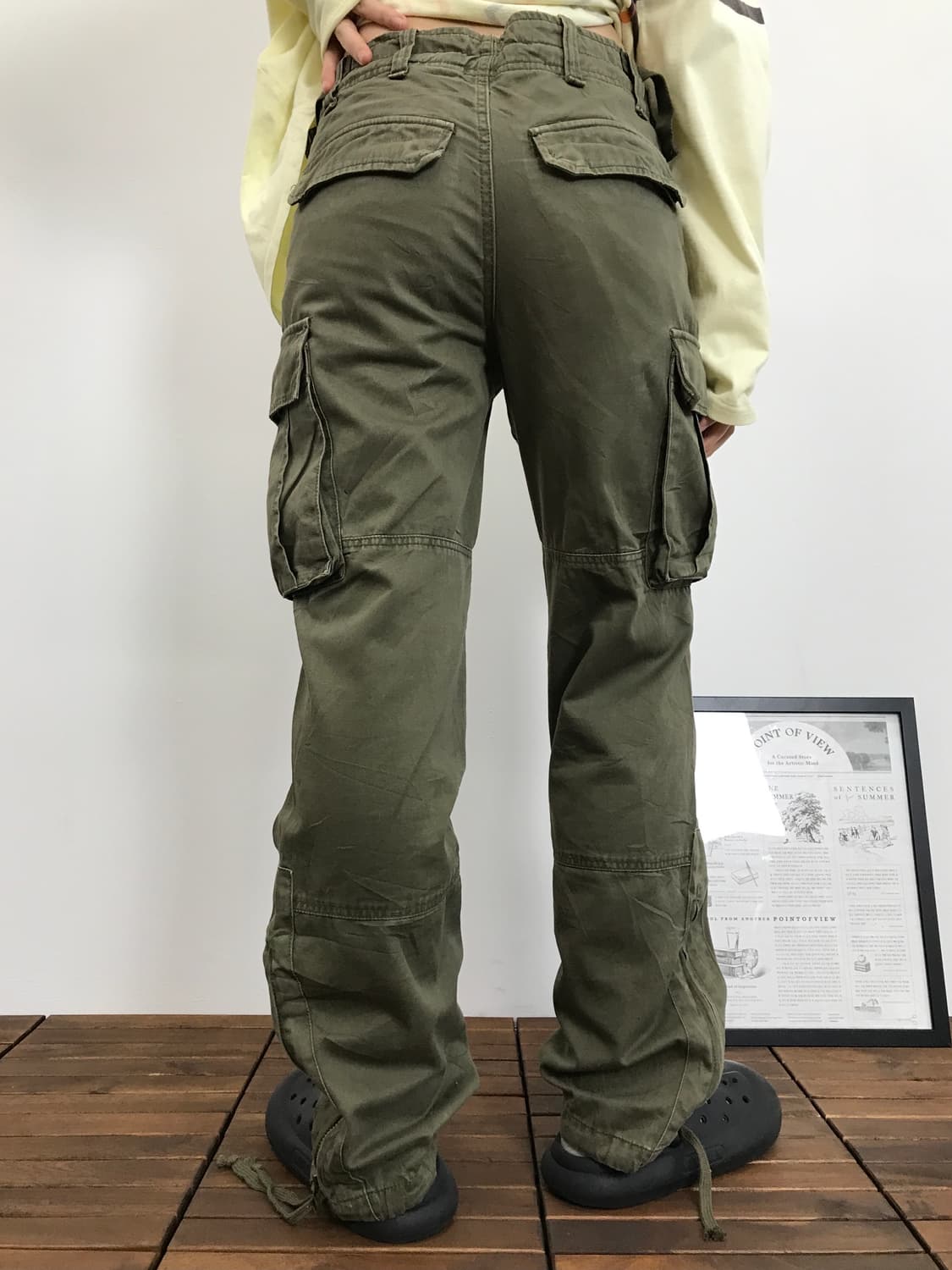 Lucy Olive Utility Cargo Pants 상품이미지3