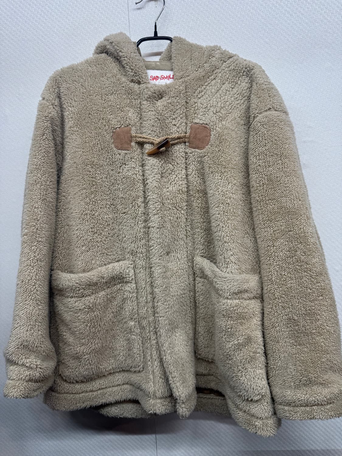 커스텀멜로우 새드스마일 떡볶이 후리스 S(2XL) 남여공용 상품이미지1