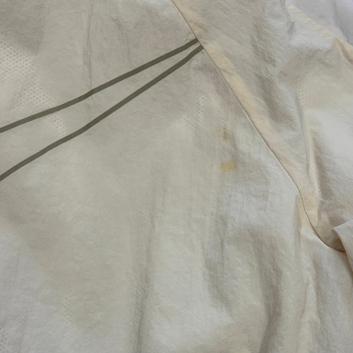 XL 나이키 여성용 화이트 배색 크롭 바람막이 상품이미지6